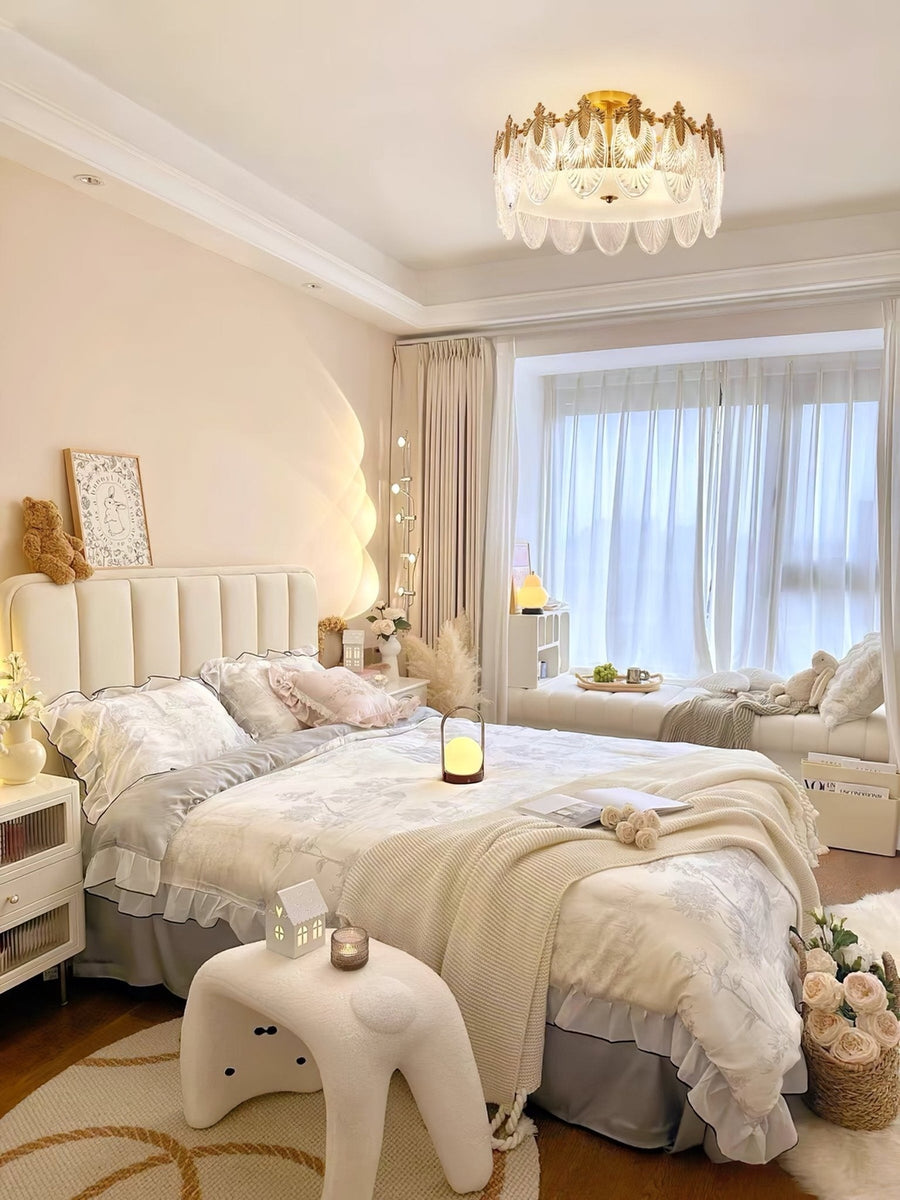 Round Decorative Glass Chandelier-Lighting > Chandeliers & Pendant Lights-casanuva-casanuva