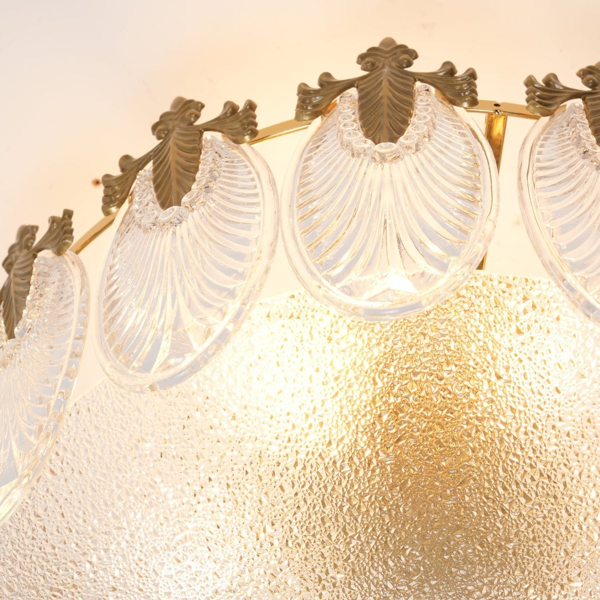Round Decorative Glass Chandelier-Lighting > Chandeliers & Pendant Lights-casanuva-casanuva