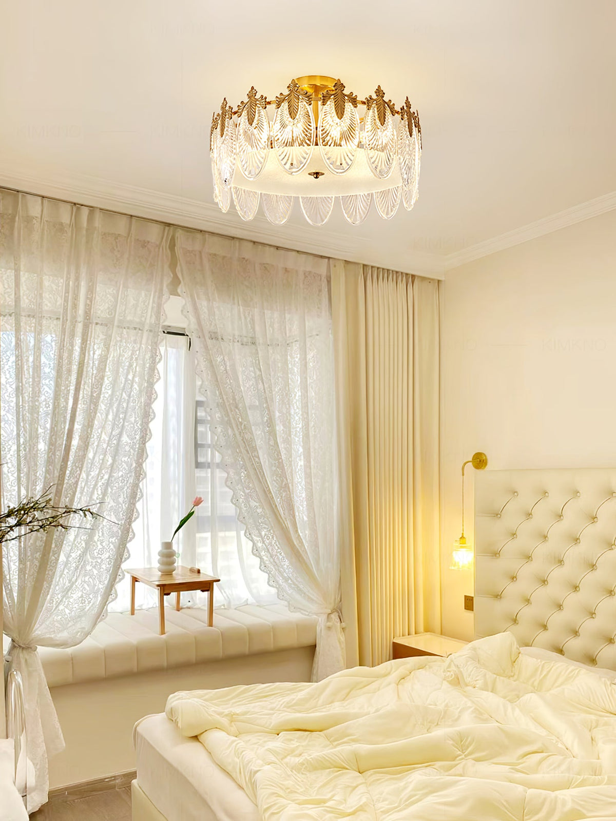 Round Decorative Glass Chandelier-Lighting > Chandeliers & Pendant Lights-casanuva-casanuva