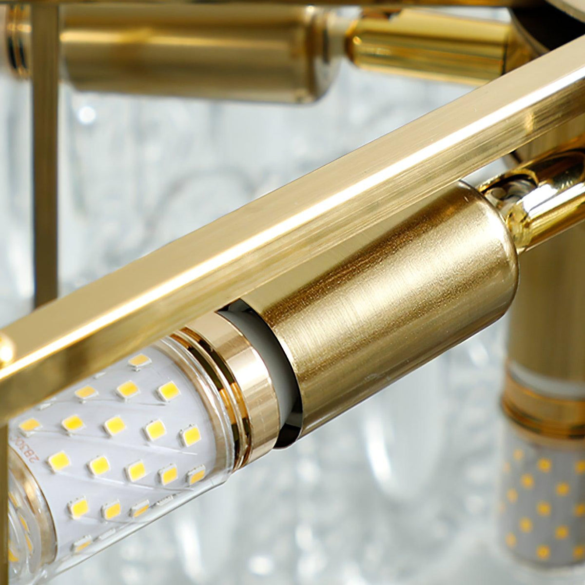 Round Decorative Glass Chandelier-Lighting > Chandeliers & Pendant Lights-casanuva-casanuva