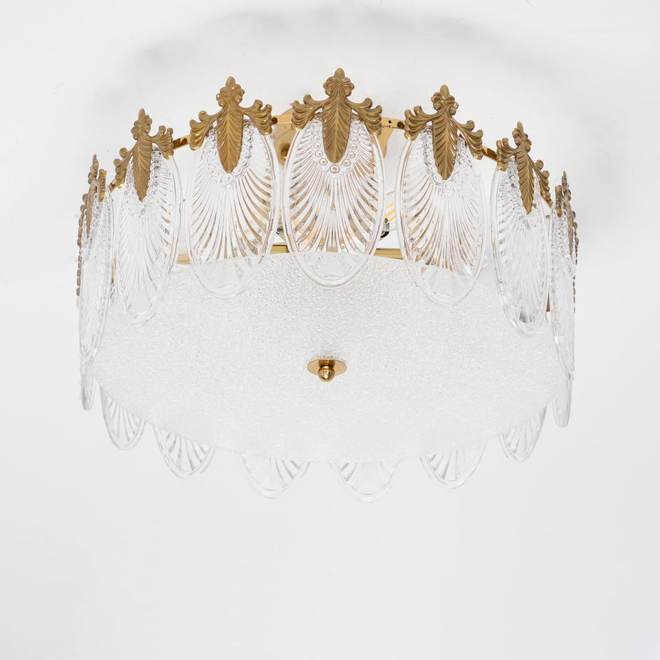 Round Decorative Glass Chandelier-Lighting > Chandeliers & Pendant Lights-casanuva-casanuva