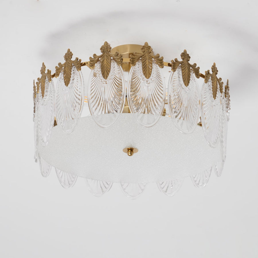 Round Decorative Glass Chandelier-Lighting > Chandeliers & Pendant Lights-casanuva-casanuva