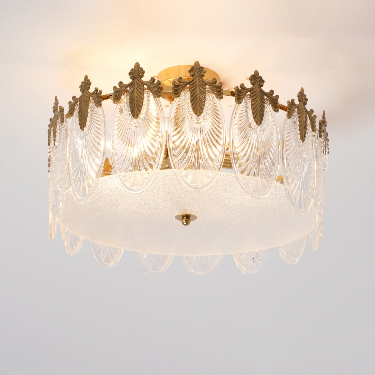 Round Decorative Glass Chandelier-Lighting > Chandeliers & Pendant Lights-casanuva-casanuva
