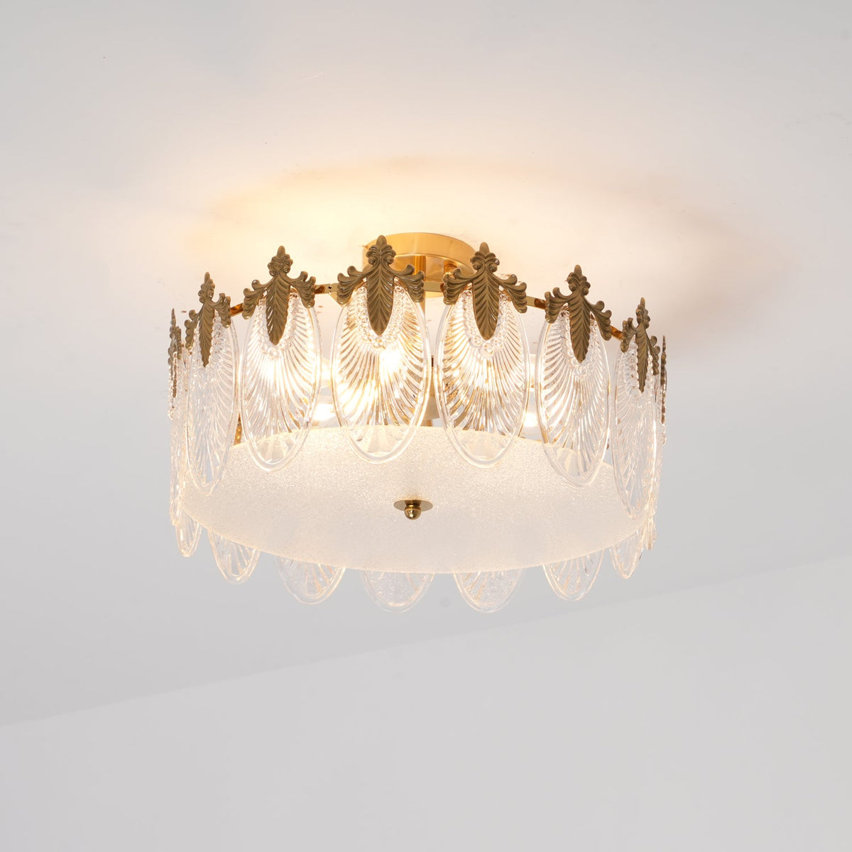Round Decorative Glass Chandelier-Lighting > Chandeliers & Pendant Lights-casanuva-casanuva