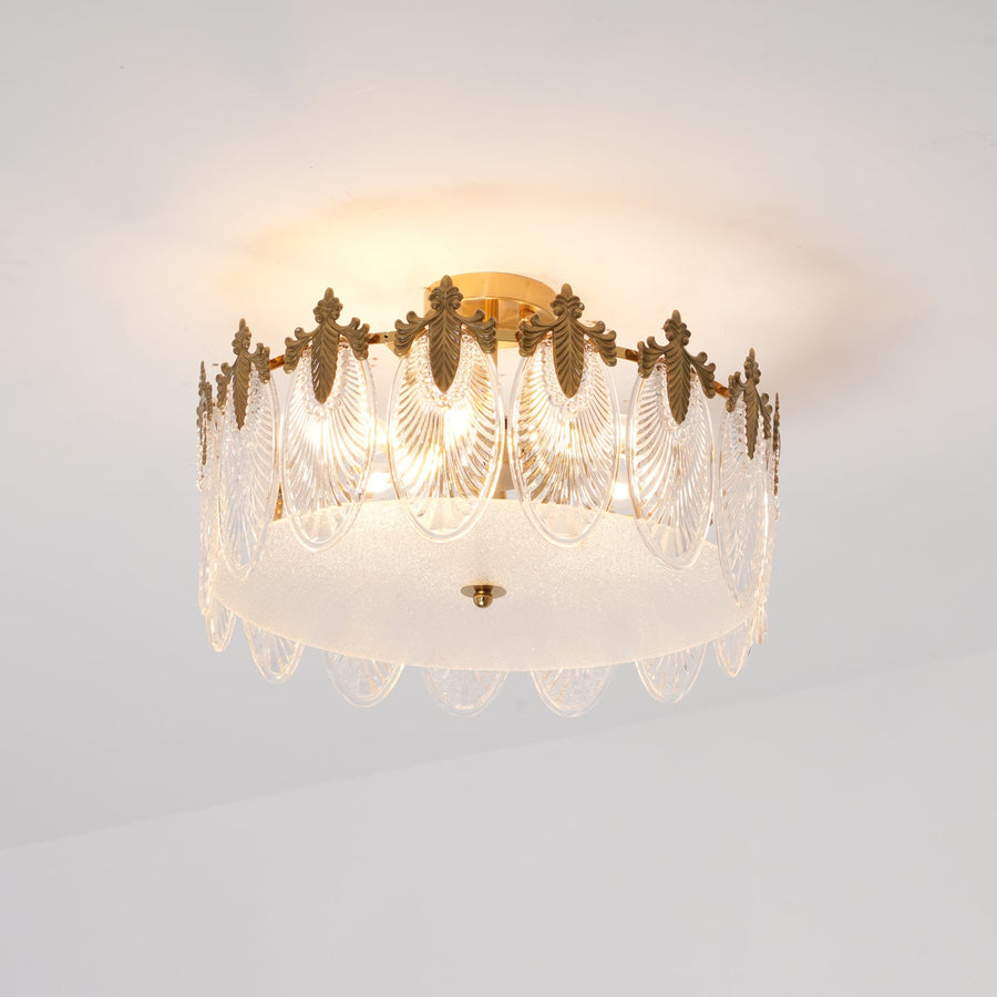 Round Decorative Glass Chandelier-Lighting > Chandeliers & Pendant Lights-casanuva-casanuva