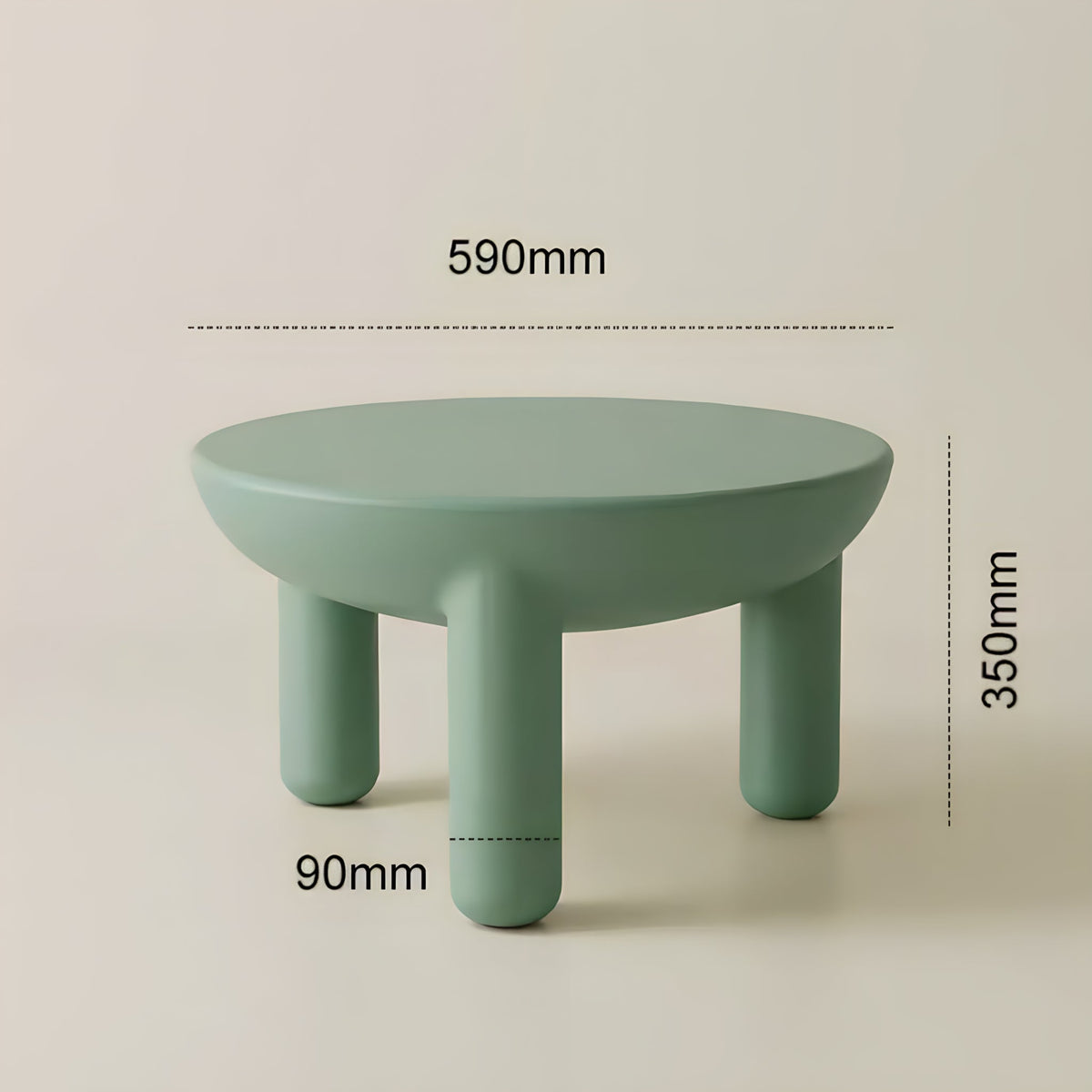 Round Dining Table Bold Design-Furniture > Dining Tables-casanuva-Green-Large-casanuva