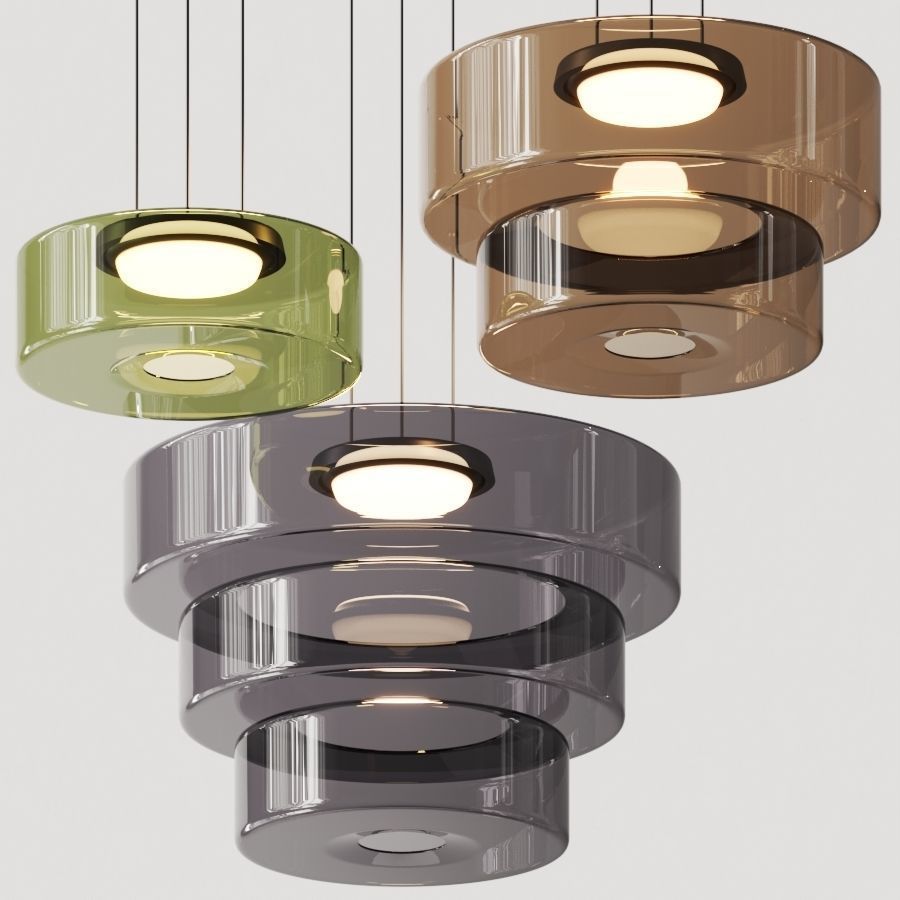 Round Glass Pendant Light Modern Design-Lighting > Pendant Lights-casanuva-casanuva