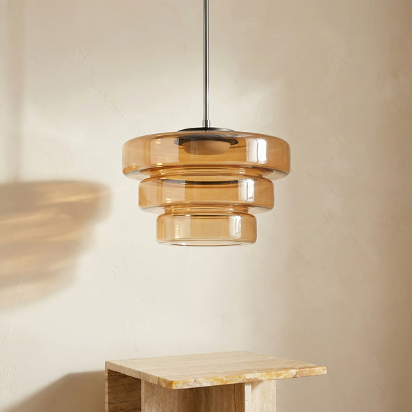 Round Glass Pendant Light Modern Design-Lighting > Pendant Lights-casanuva-casanuva
