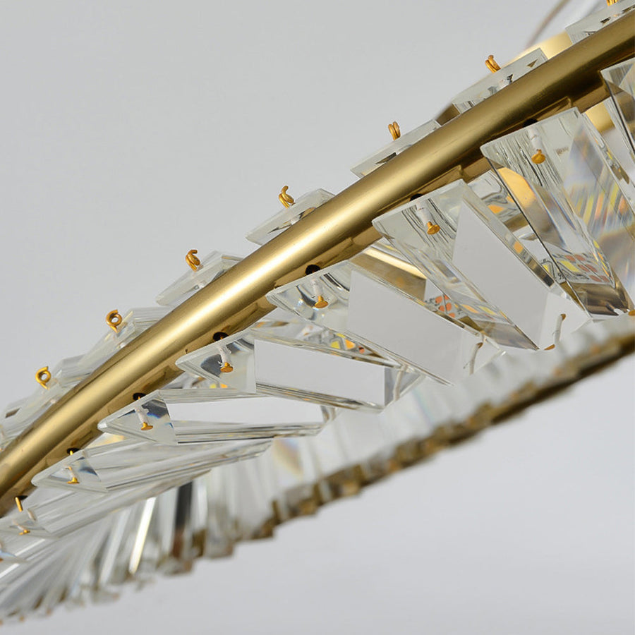 Round LED Crystal Ceiling Lamp for Living Room Lighting-Lighting > Ceiling Lights-casanuva-casanuva