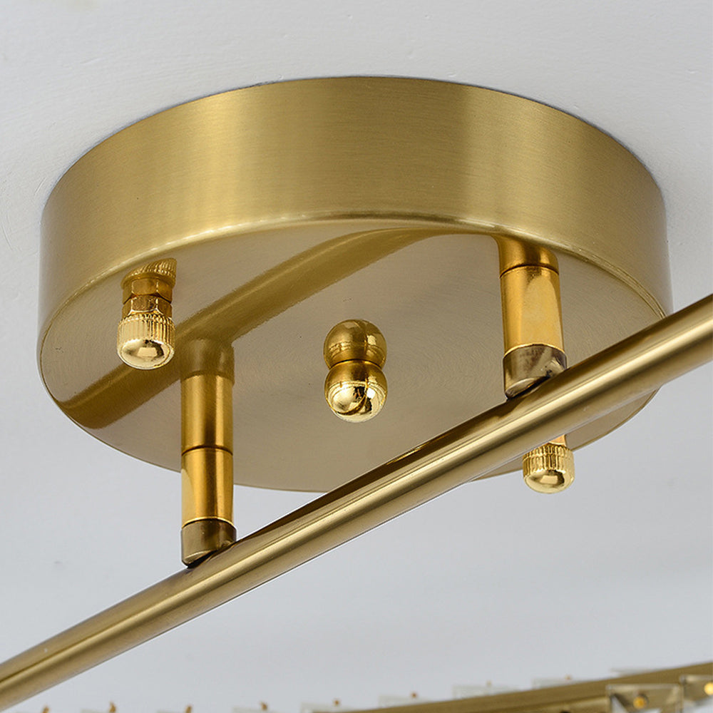 Round LED Crystal Ceiling Lamp for Living Room Lighting-Lighting > Ceiling Lights-casanuva-casanuva