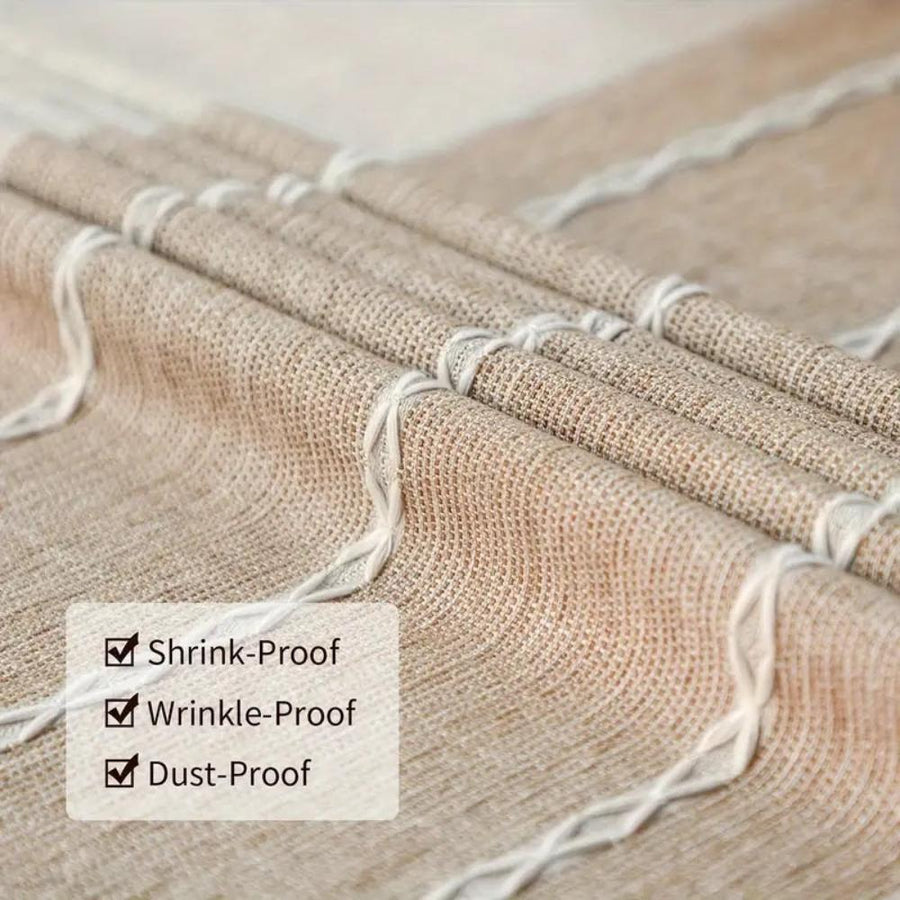 Rustic Cotton Table Cloth-Covers & Textiles > Table Cloths-casanuva-casanuva