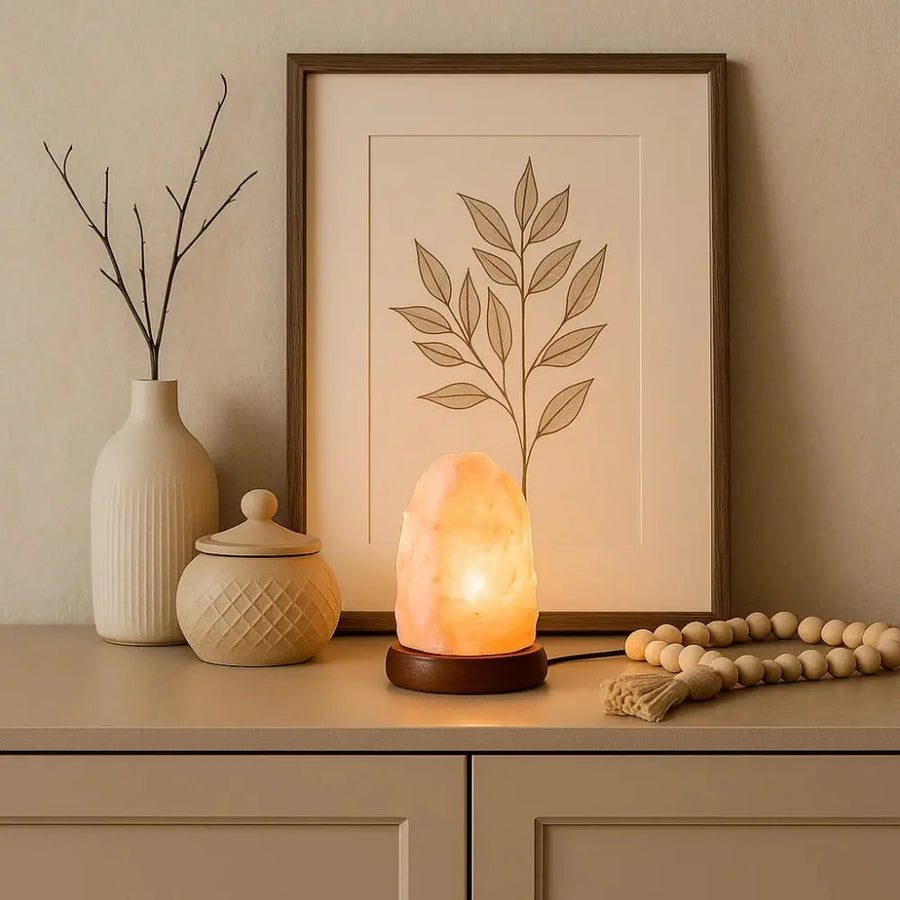 Salt Lamp Shamanic Purification Natural Himalayan Crystal-Lighting > Ambient Lighting-casanuva-casanuva
