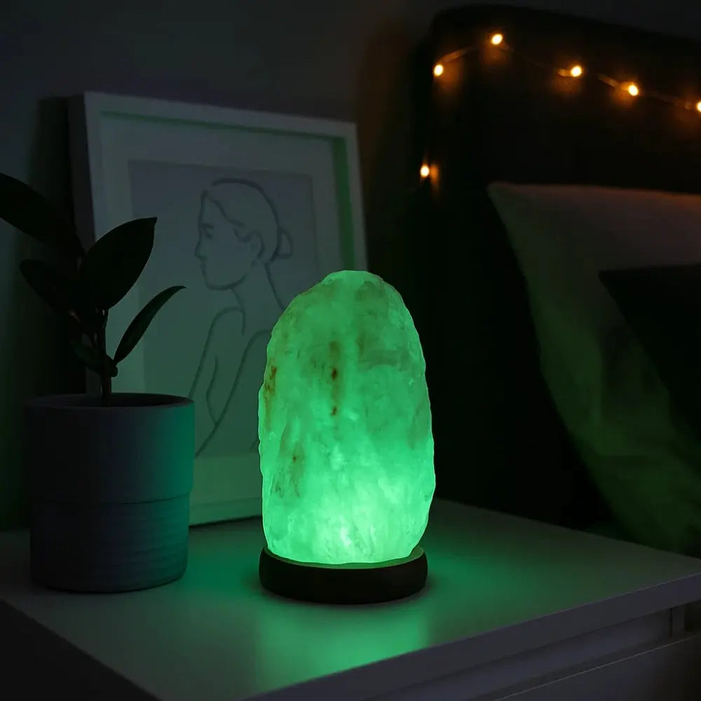 Salt Lamp Shamanic Purification Natural Himalayan Crystal-Lighting > Ambient Lighting-casanuva-casanuva
