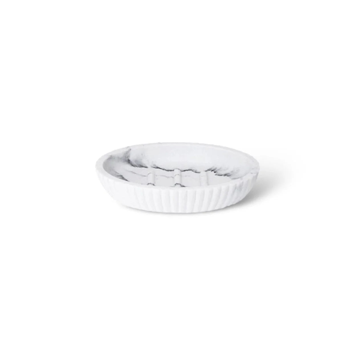 Sandstone Bath Accessory Set Stylish Multipurpose Bathroom Decor-Bedding & Bath > Bathroom Accessories-casanuva-Marble White Soap Dish-casanuva