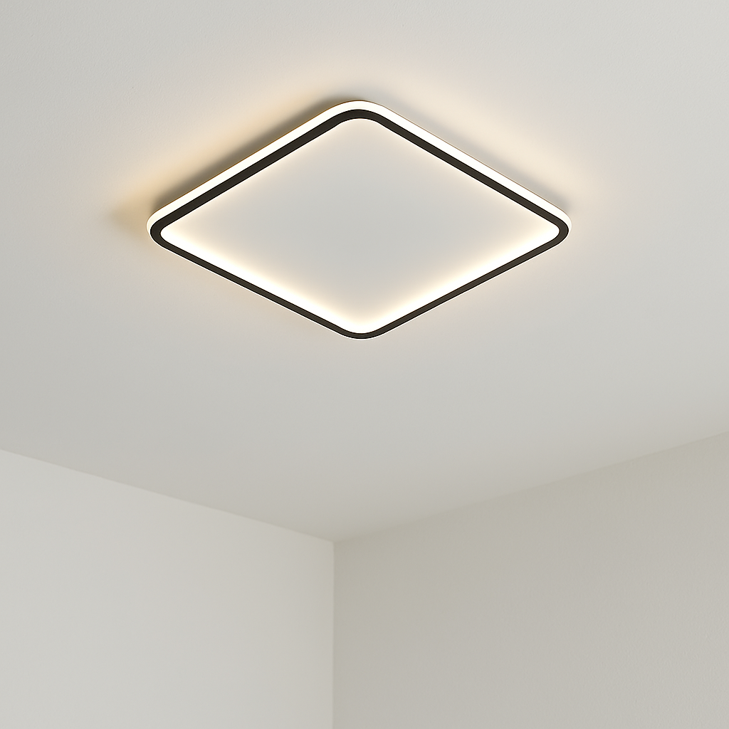 Scandinavian Square Ceiling Lamp LED Modern Design-Lighting > Pendant Lights-casanuva-casanuva
