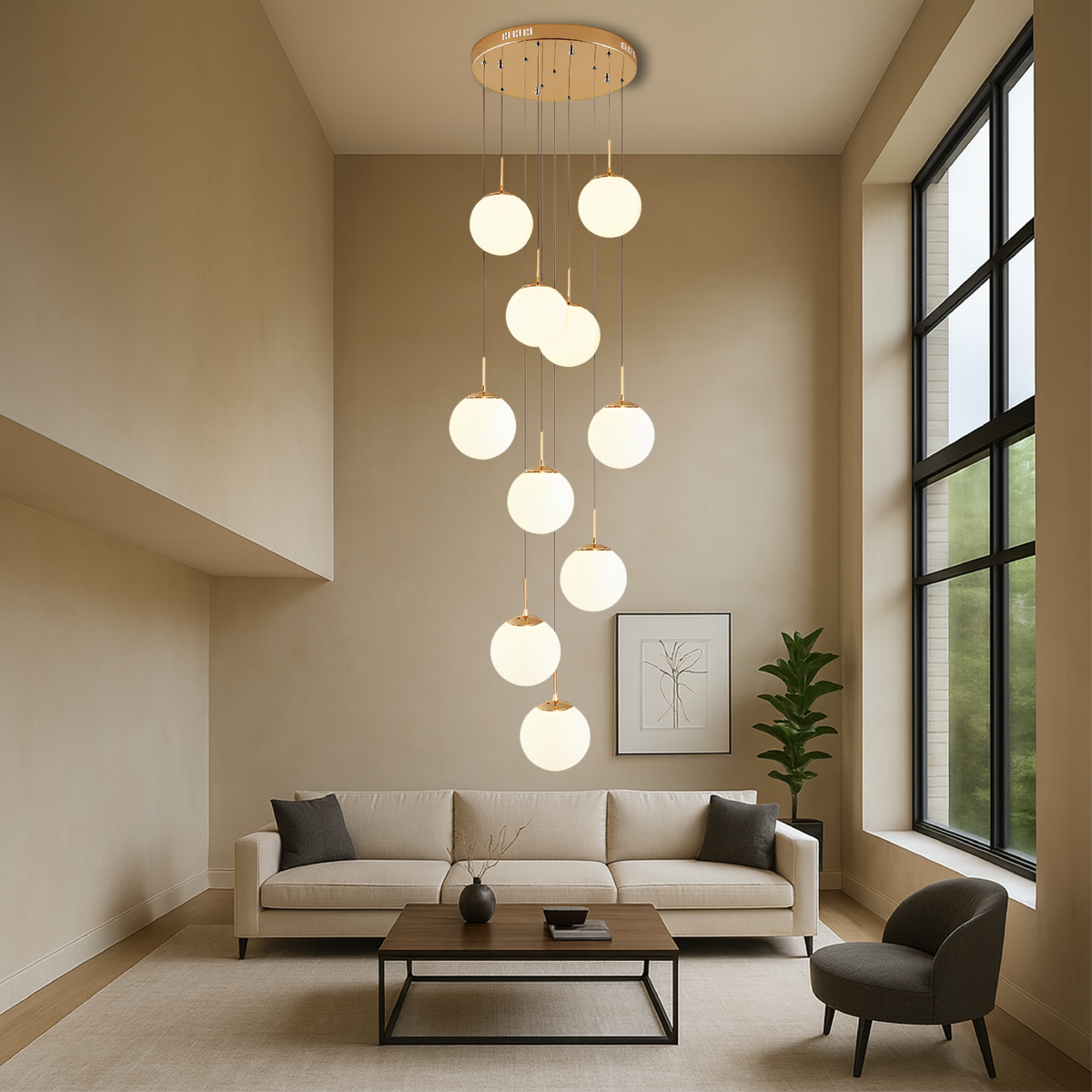 Scandinavian Stair Chandelier Modern Design-Lighting > Chandeliers & Pendant Lights-casanuva-casanuva
