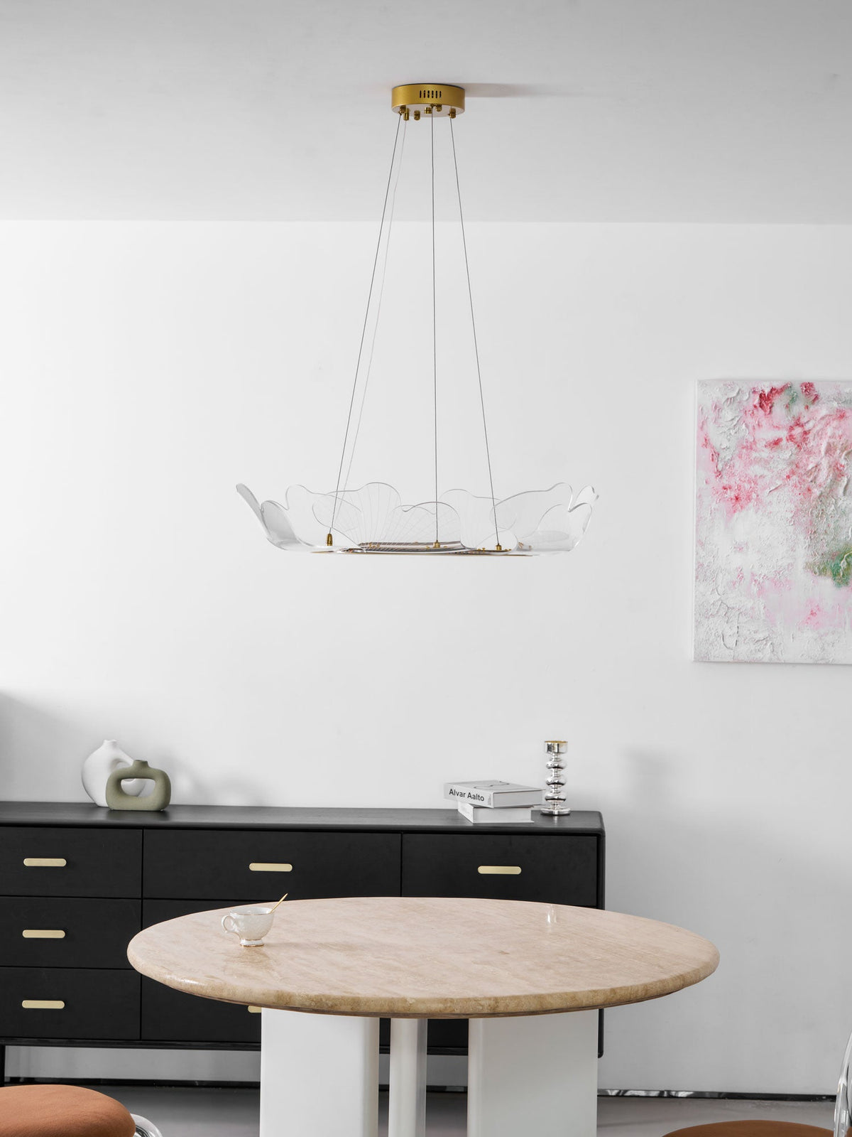 Sea Glass Chandelier-Lighting > Chandeliers & Pendant Lights-casanuva-casanuva