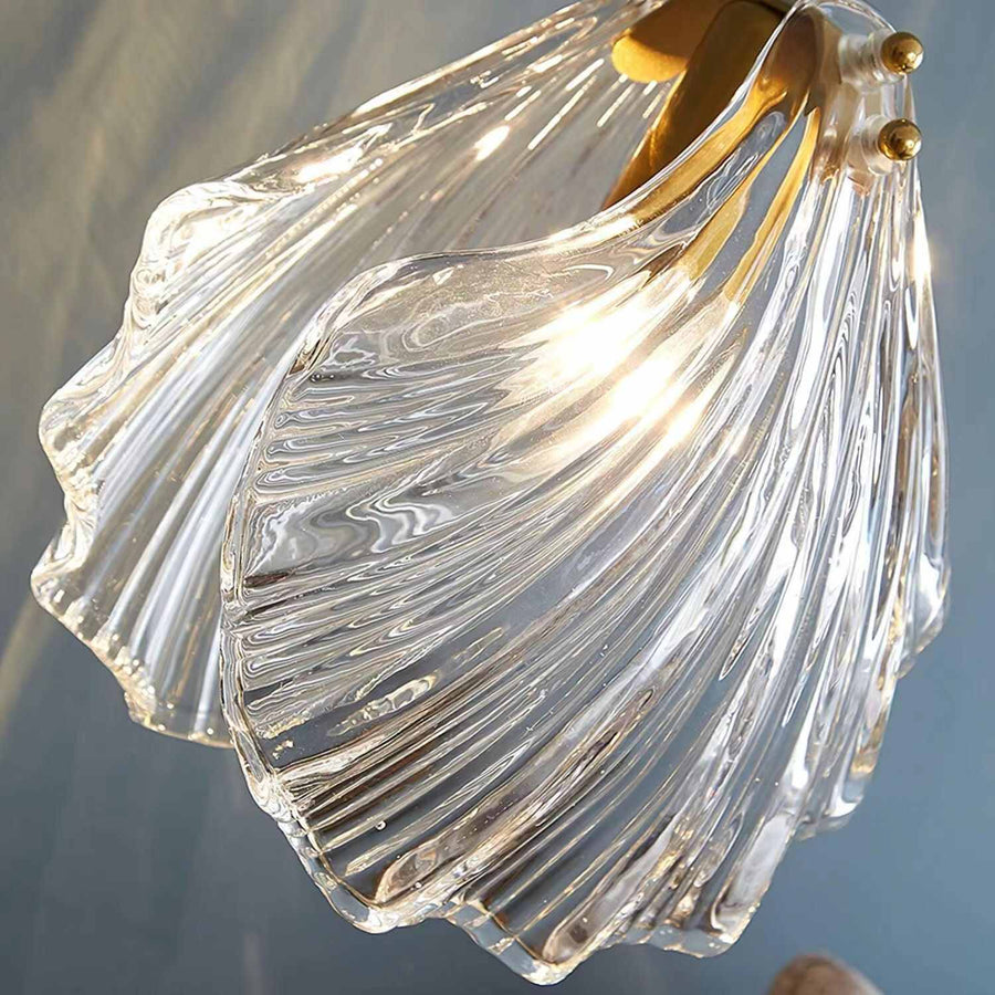 Seashell Glass Pendant Light-Lighting > Chandeliers & Pendant Lights-casanuva-casanuva