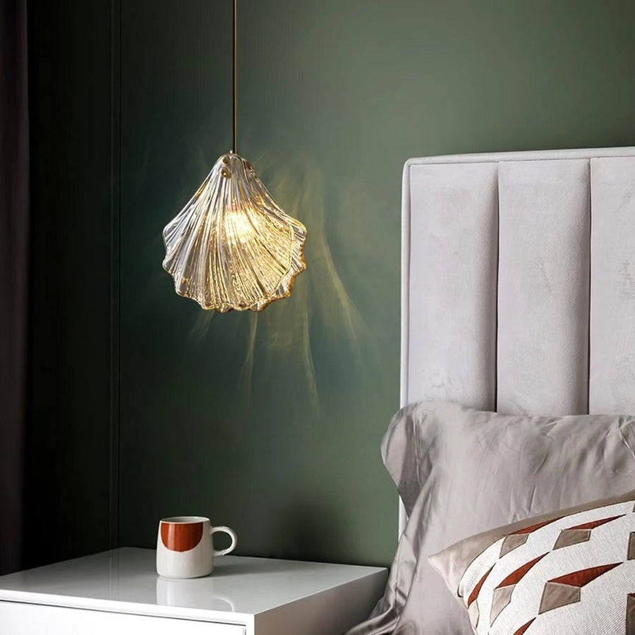 Seashell Glass Pendant Light-Lighting > Chandeliers & Pendant Lights-casanuva-casanuva
