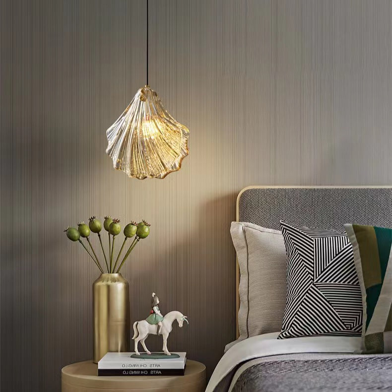 Seashell Glass Pendant Light-Lighting > Chandeliers & Pendant Lights-casanuva-casanuva