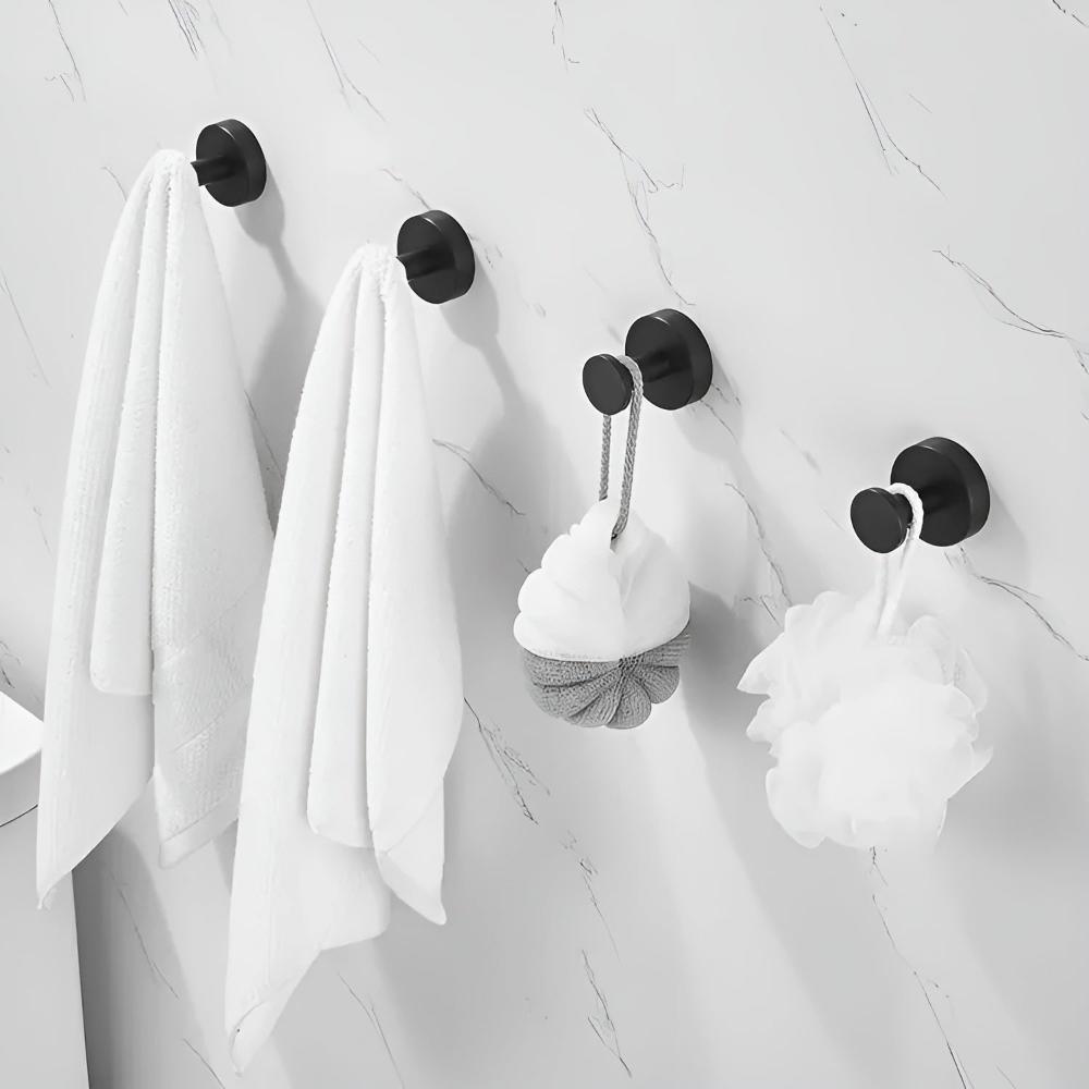 Self-Adhesive Shower Hooks for Smart Storage and Organization-Bedding & Bath > Bathroom Accessories-casanuva-casanuva