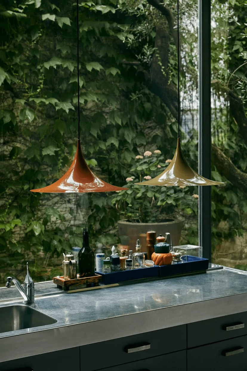 Semi Flush Mount Pendant Light-Lighting > Pendant Lights-casanuva-casanuva