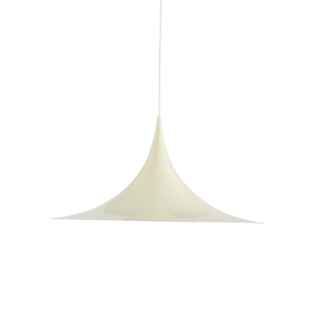 Semi Flush Mount Pendant Light-Lighting > Pendant Lights-casanuva-30cmx15cm-Creamy White-casanuva