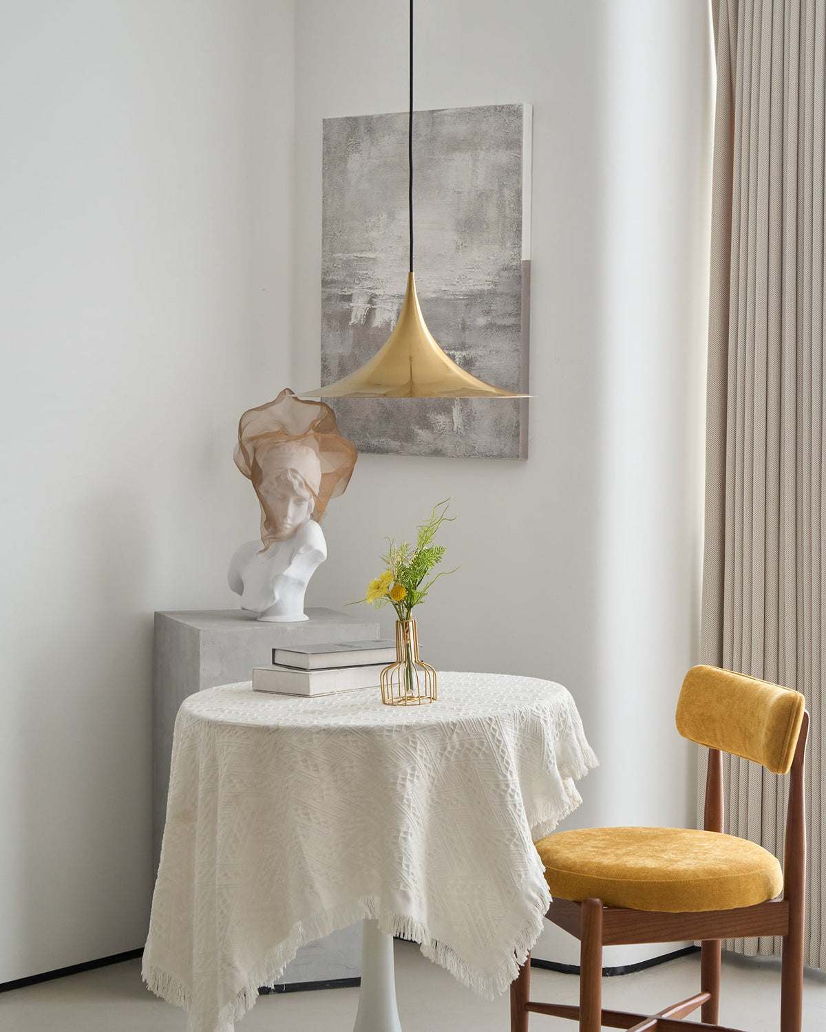 Semi Flush Mount Pendant Light-Lighting > Pendant Lights-casanuva-casanuva