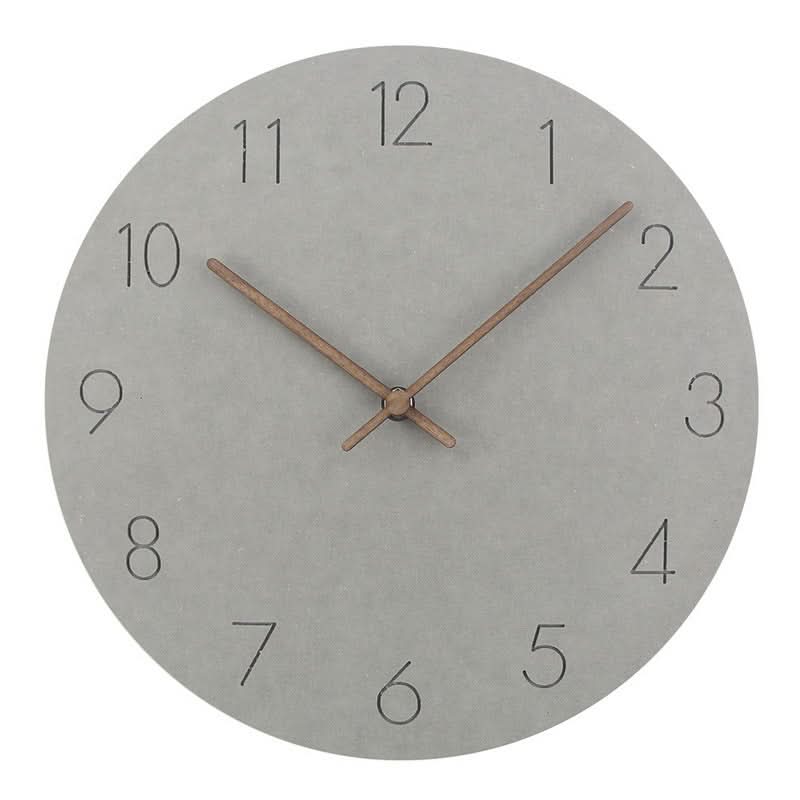 Silent Nordic Wall Clock for Modern Interiors-Home Decor > Clocks-casanuva-Gray-casanuva