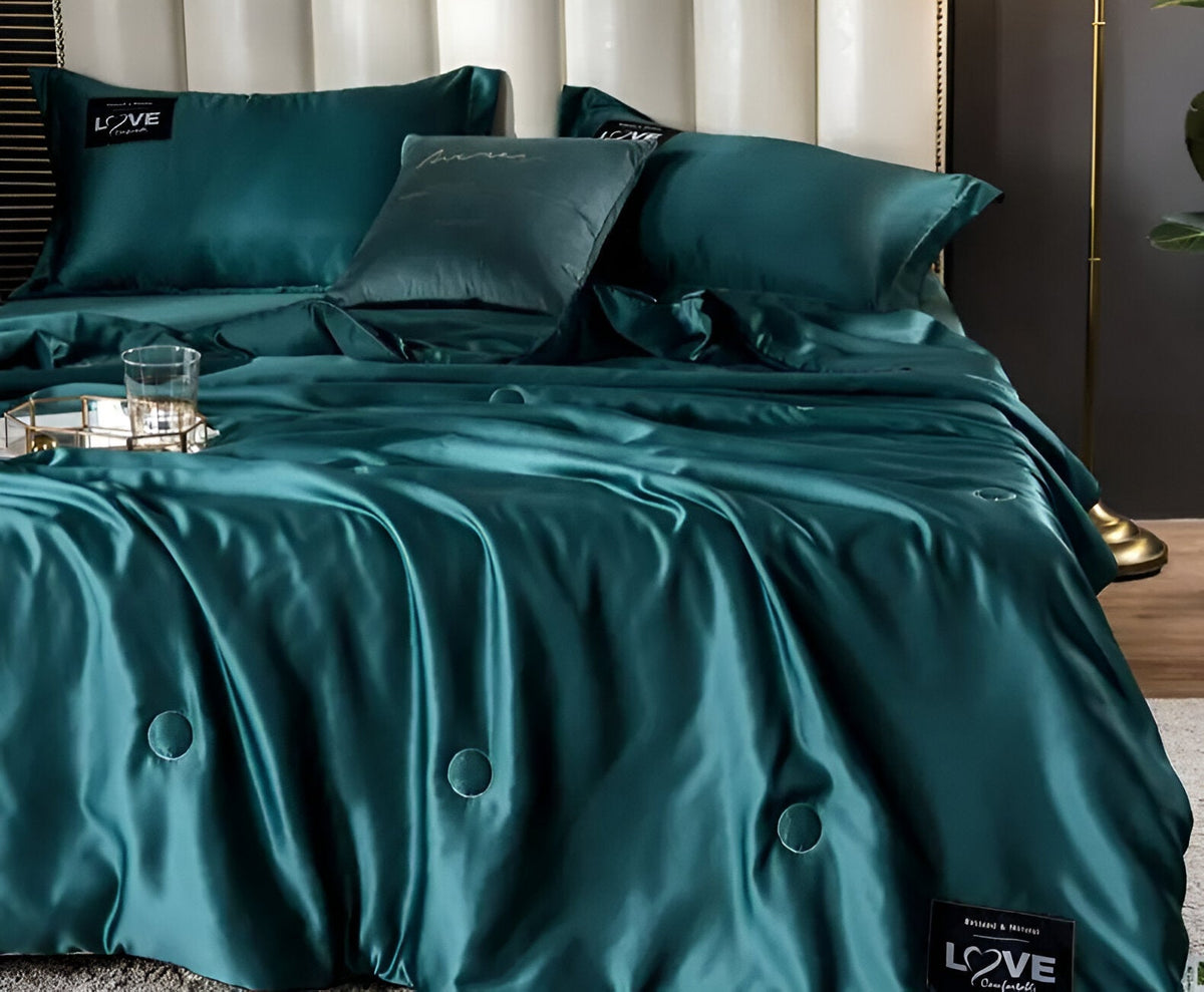 Silk Duvet for Year-Round Comfort and Softness-Bedding & Bath > Blankets-casanuva-casanuva