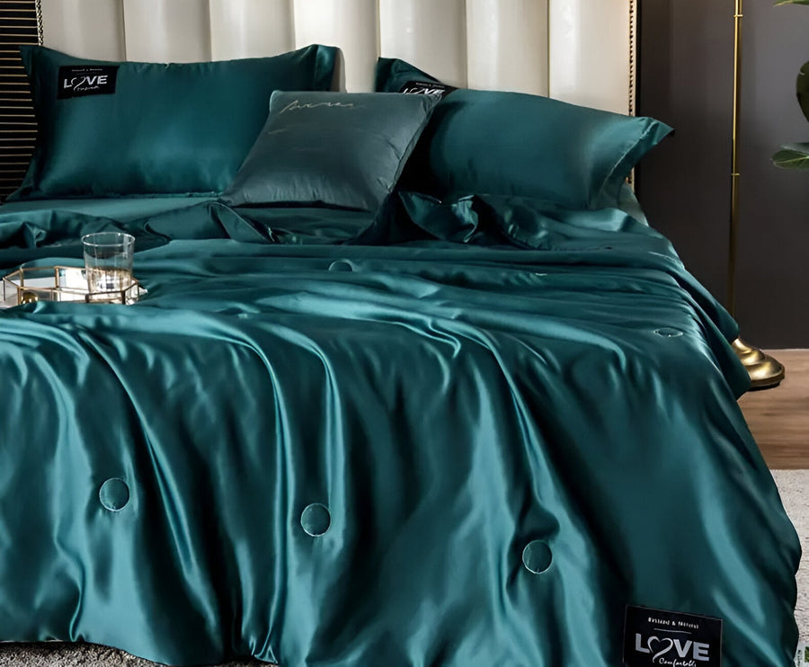 Silk Duvet for Year-Round Comfort and Softness-Bedding & Bath > Blankets-casanuva-casanuva
