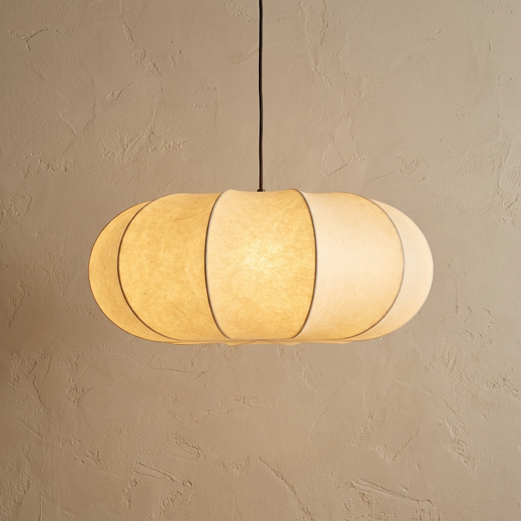 Silk Japanese Wabi-Sabi Chandelier Light Fixture-Lighting > Chandeliers & Pendant Lights-casanuva-casanuva
