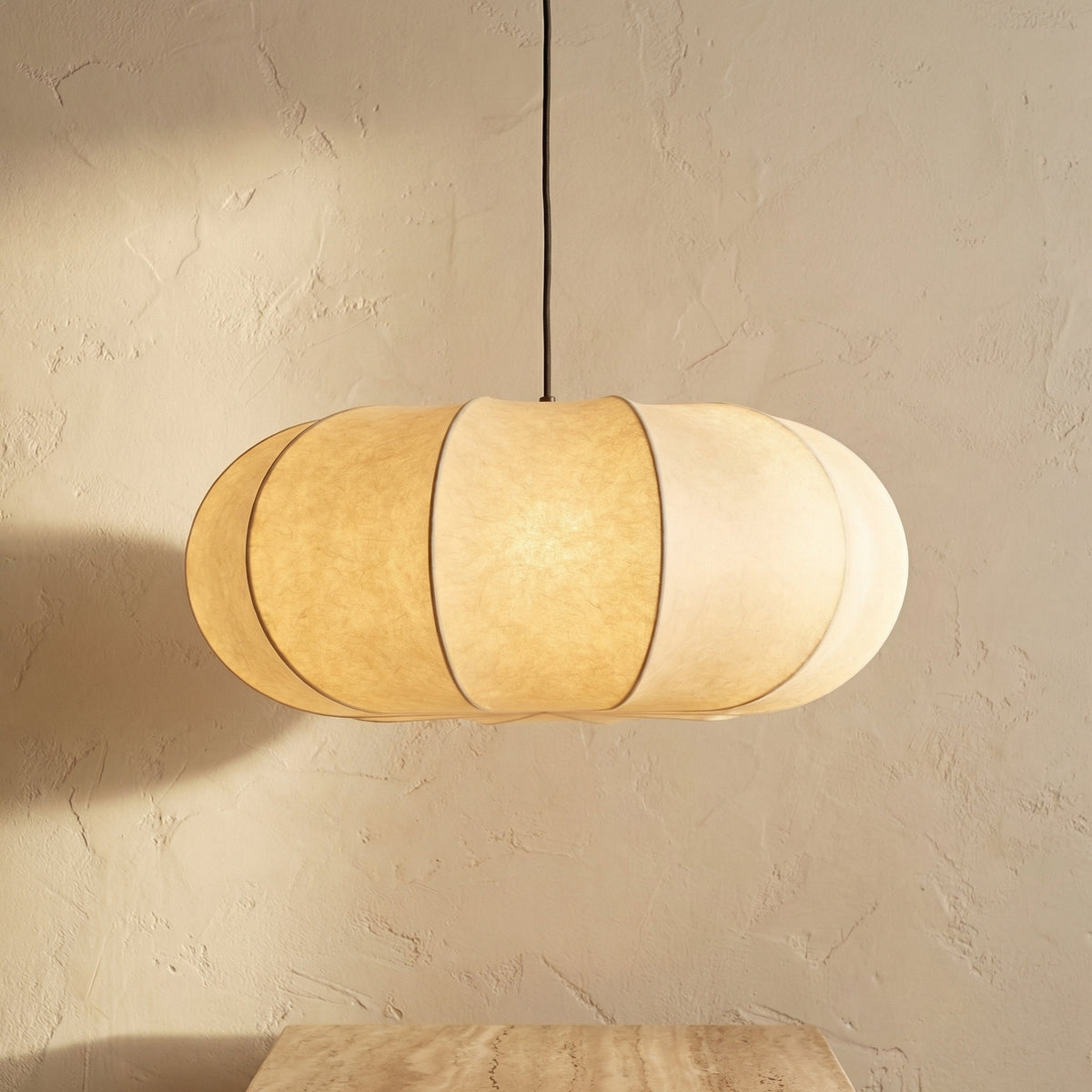Silk Japanese Wabi-Sabi Chandelier Light Fixture-Lighting > Chandeliers & Pendant Lights-casanuva-casanuva