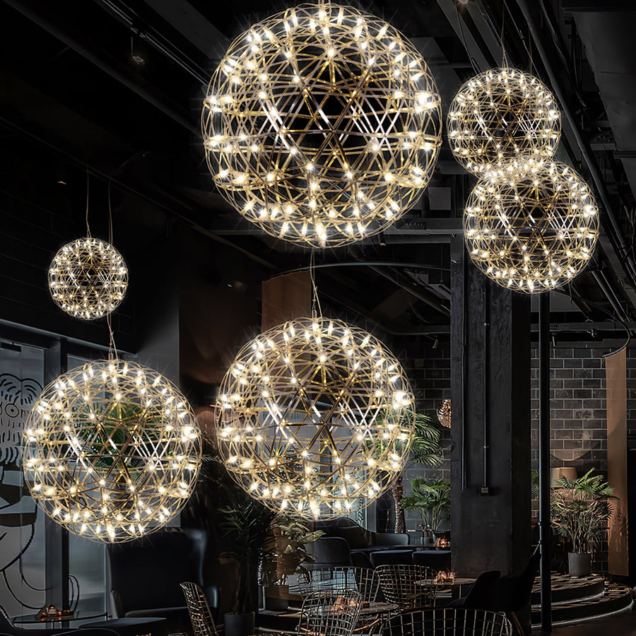 Silver Ball Pendant Light-Lighting > Pendant Lights-casanuva-casanuva