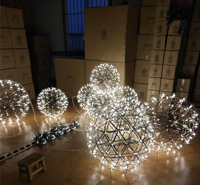 Silver Ball Pendant Light-Lighting > Pendant Lights-casanuva-casanuva
