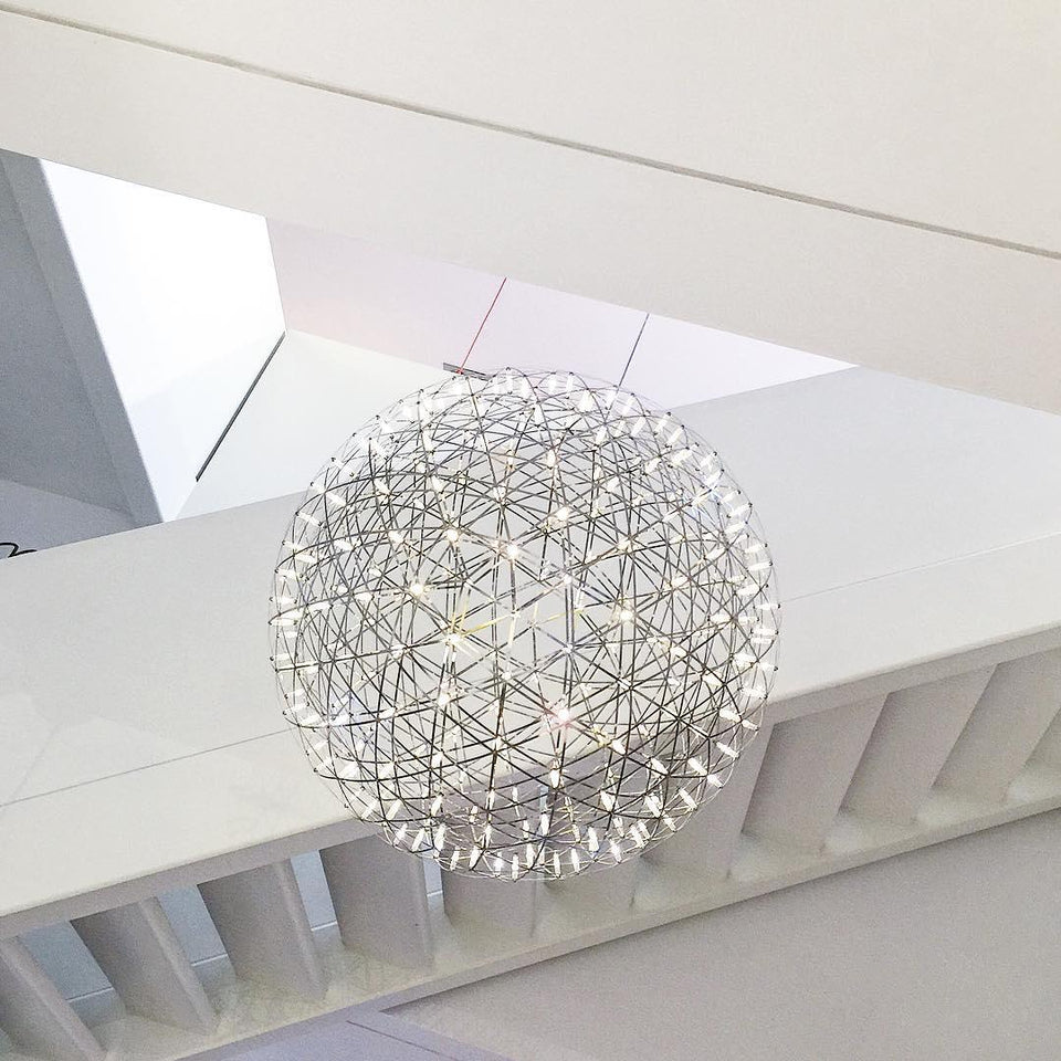 Silver Ball Pendant Light-Lighting > Pendant Lights-casanuva-casanuva