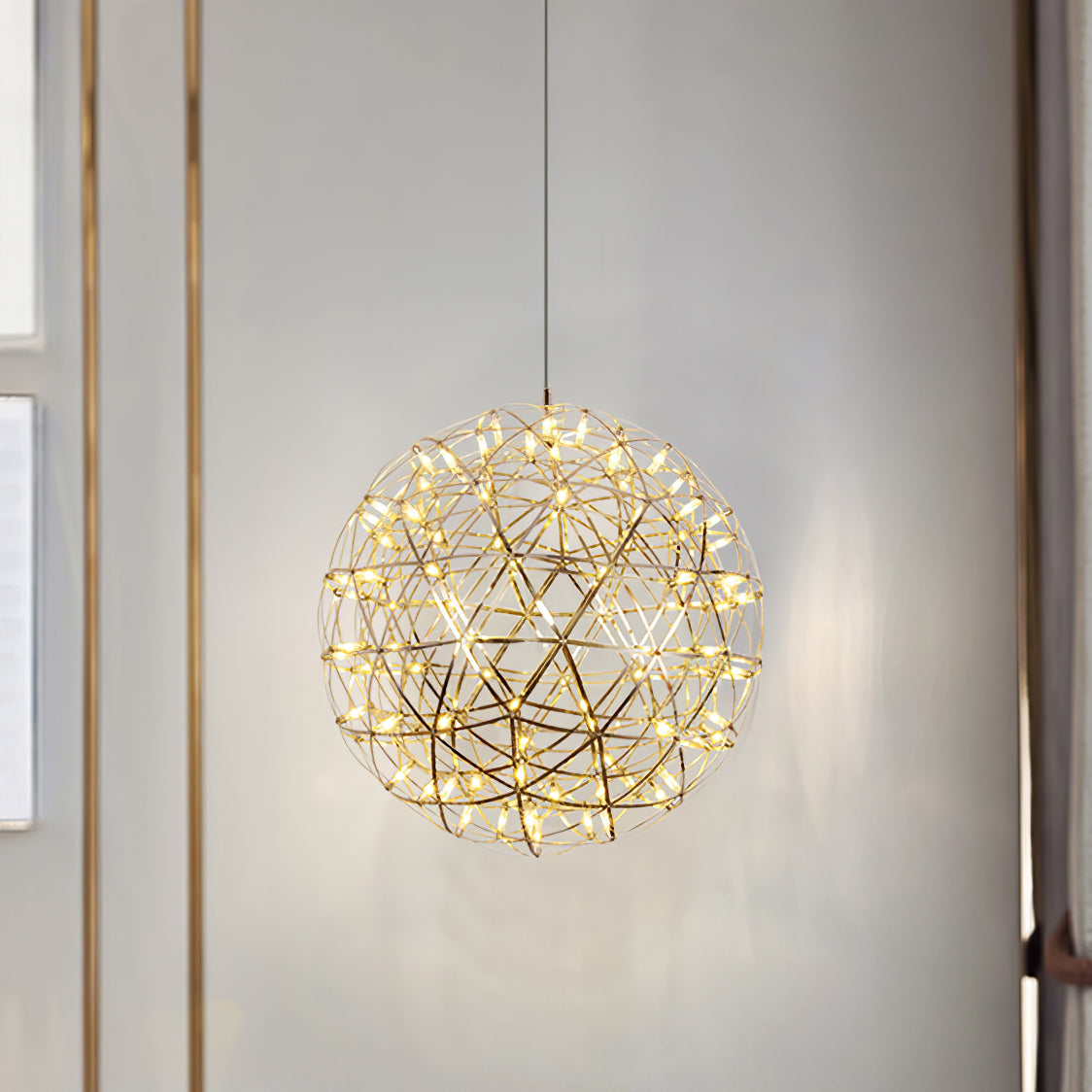 Silver Ball Pendant Light-Lighting > Pendant Lights-casanuva-casanuva