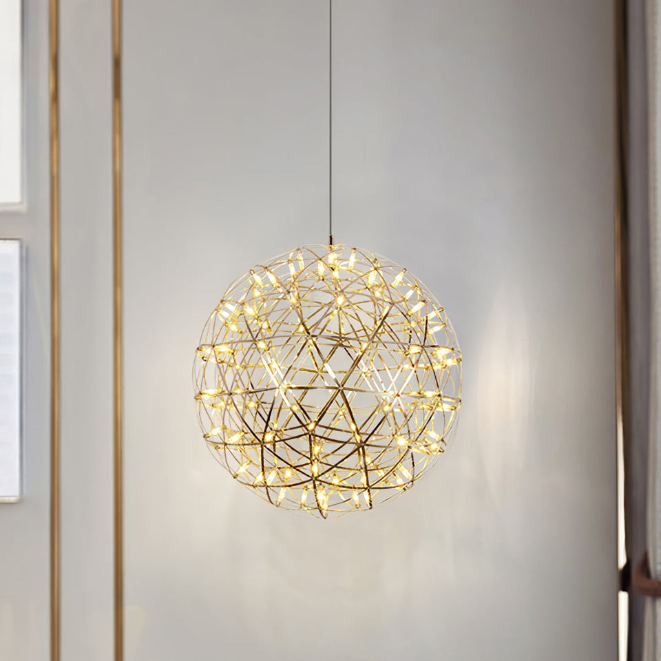 Silver Ball Pendant Light-Lighting > Pendant Lights-casanuva-casanuva