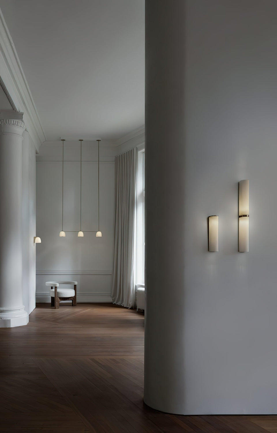 Slim LED Wall Lamp-Lighting > Wall Lights-casanuva-casanuva