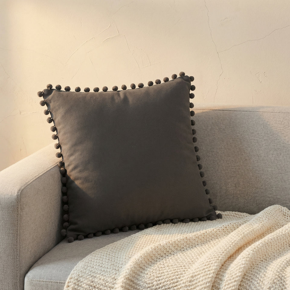 Sofa Cushion Scandinavian Design Soft Natural Fabric 45x45 cm-Covers & Textiles > Throw Pillows-casanuva-casanuva