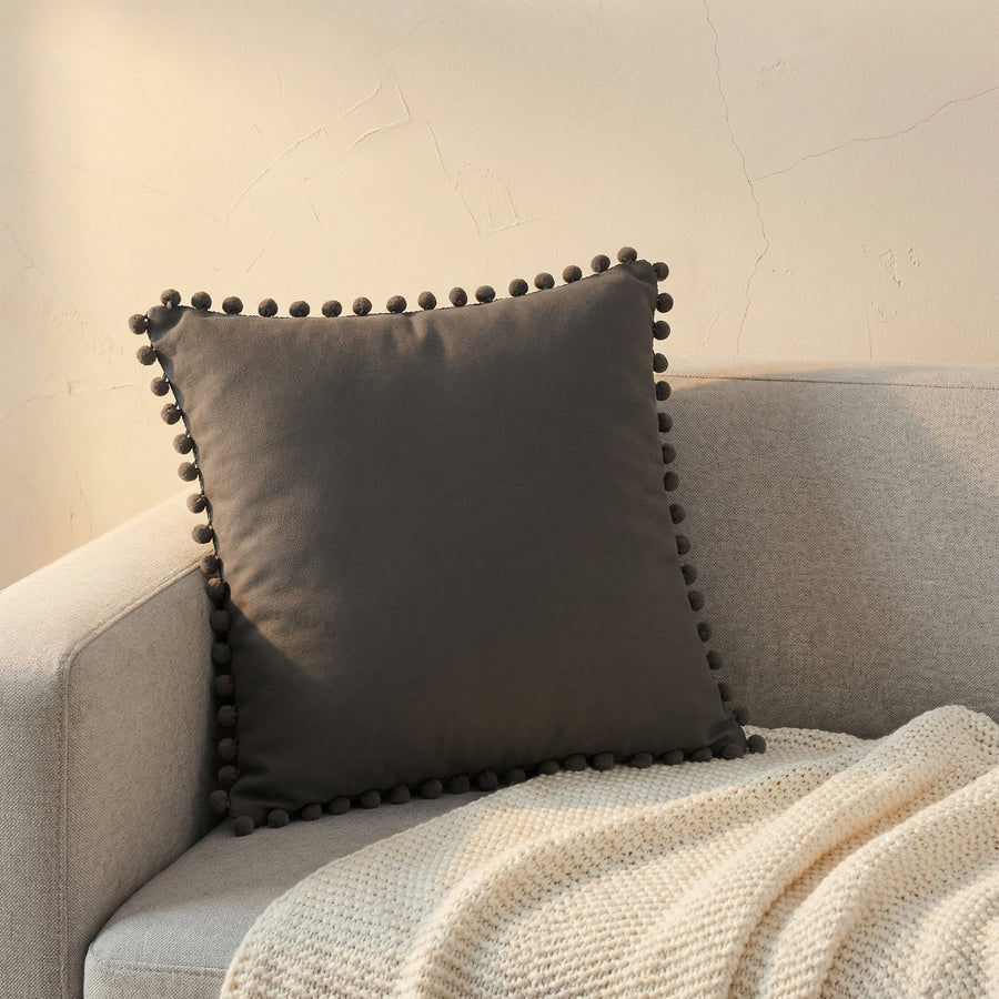 Sofa Cushion Scandinavian Design Soft Natural Fabric 45x45 cm-Covers & Textiles > Throw Pillows-casanuva-casanuva