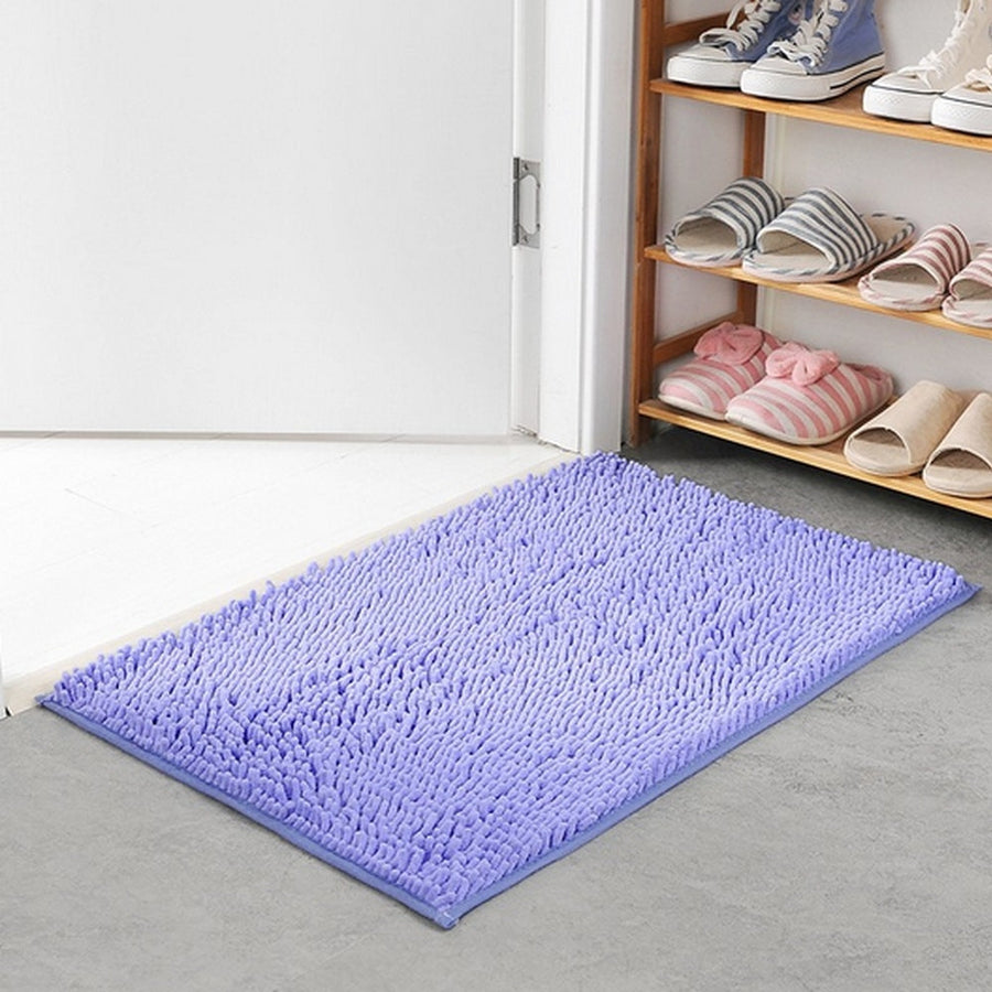 Soft Chenille Bath Mat-Bedding & Bath > Bath Mats-casanuva-Lavender-16"x24"-casanuva