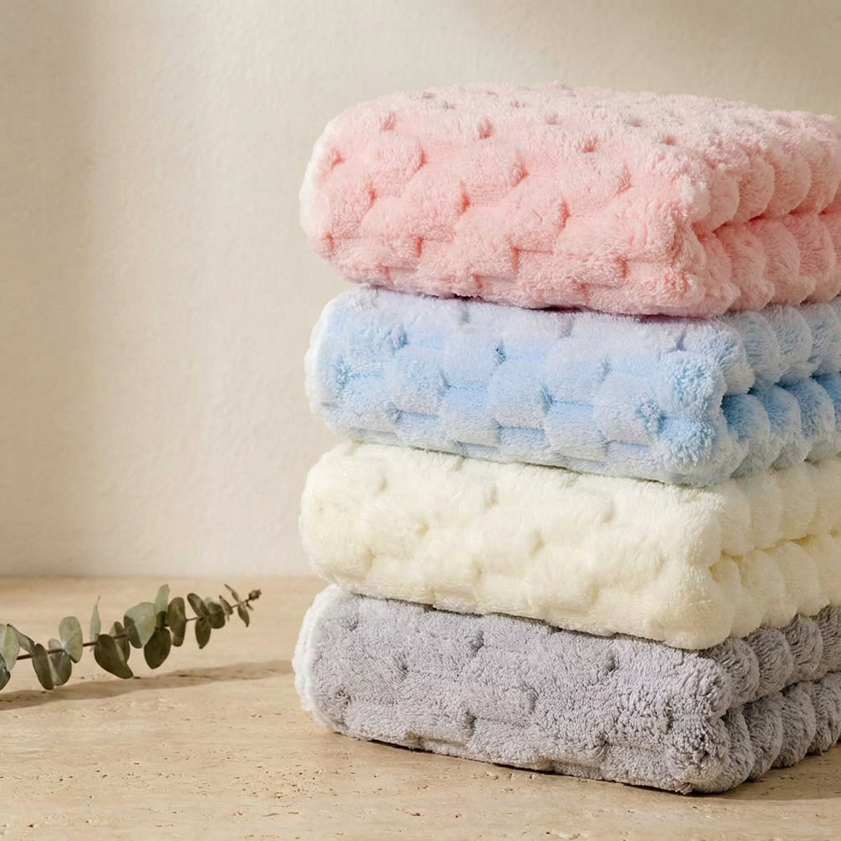 Soft Fleece Bath Towels-Bedding & Bath > Bath Towels-casanuva-casanuva
