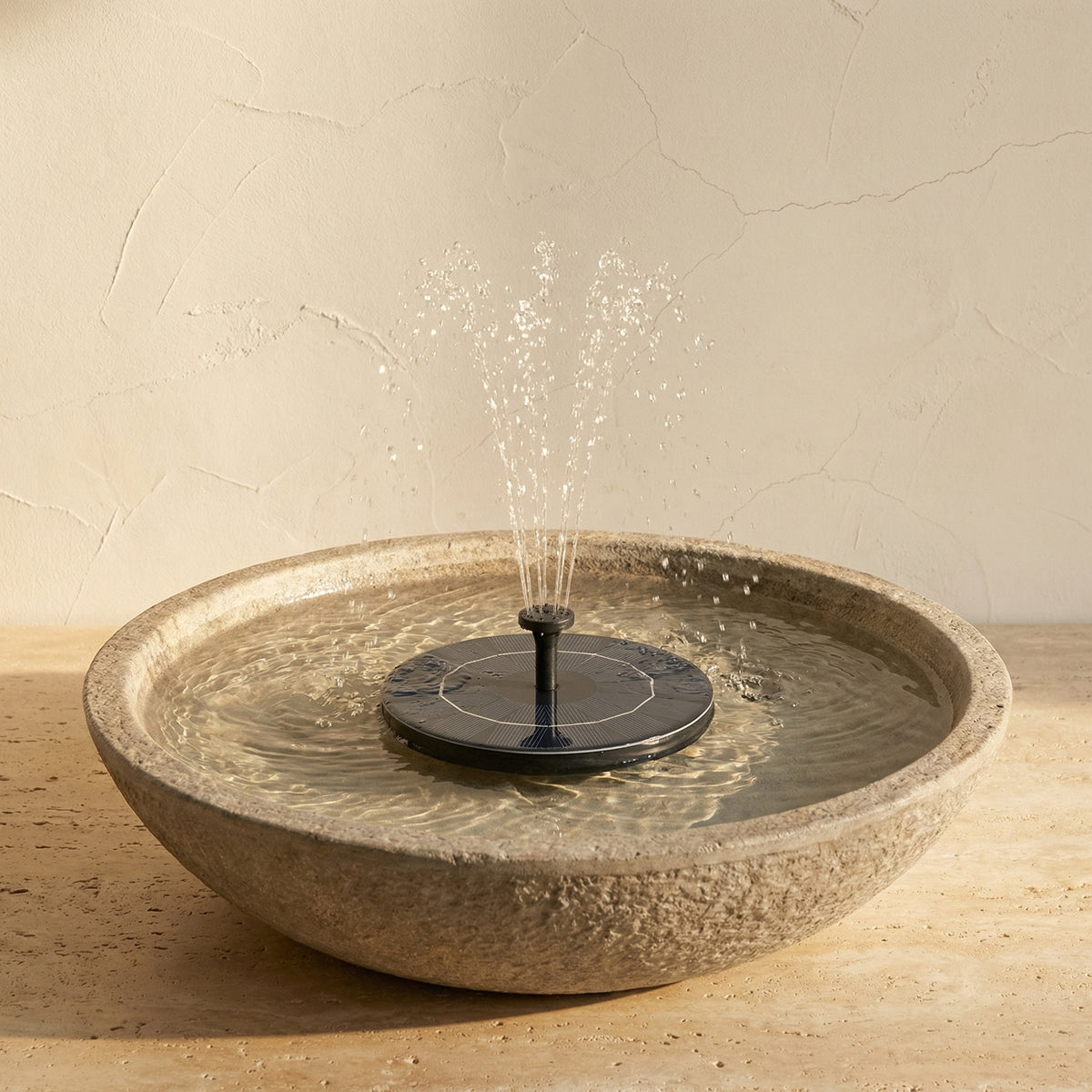 Solar Floating Fountain Pump for Garden Ponds and Water Bowls-Home Decor > Decorative Accessories-casanuva-casanuva