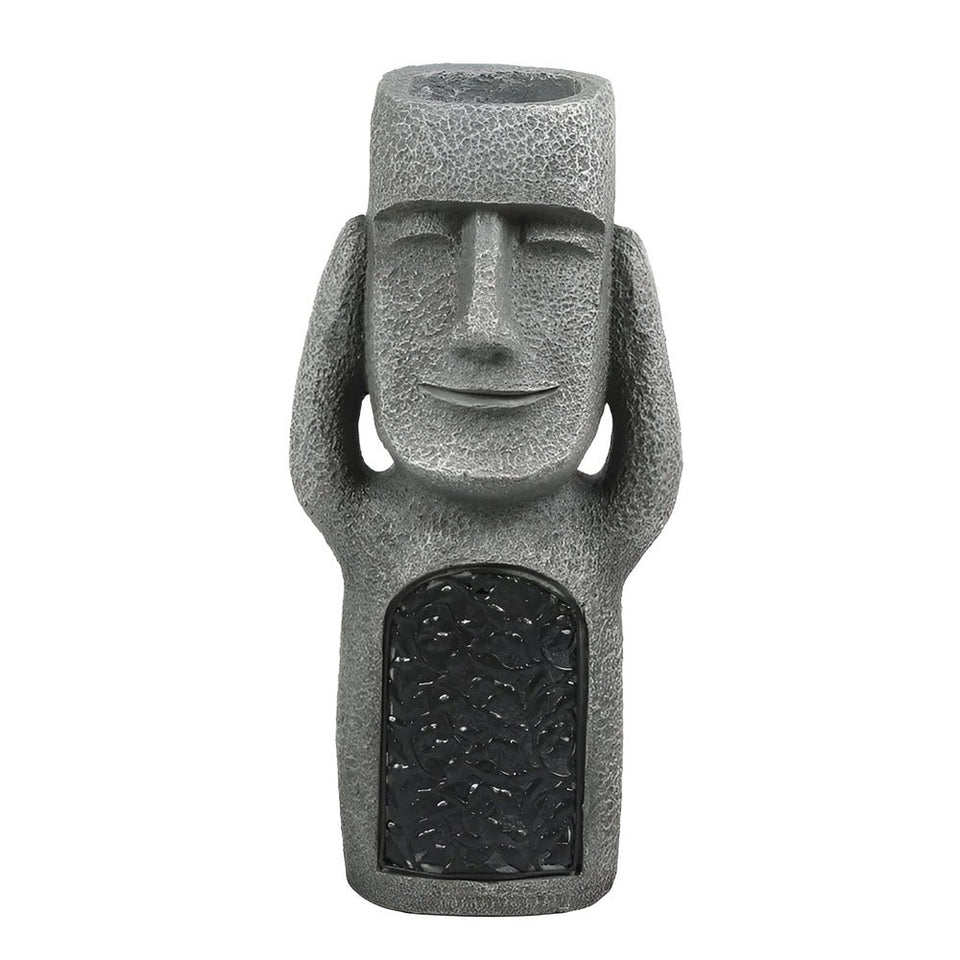 Solar Garden Sculpture Stone Effect Human Figures Set-Home Decor > Sculptures & Figurines-casanuva-casanuva