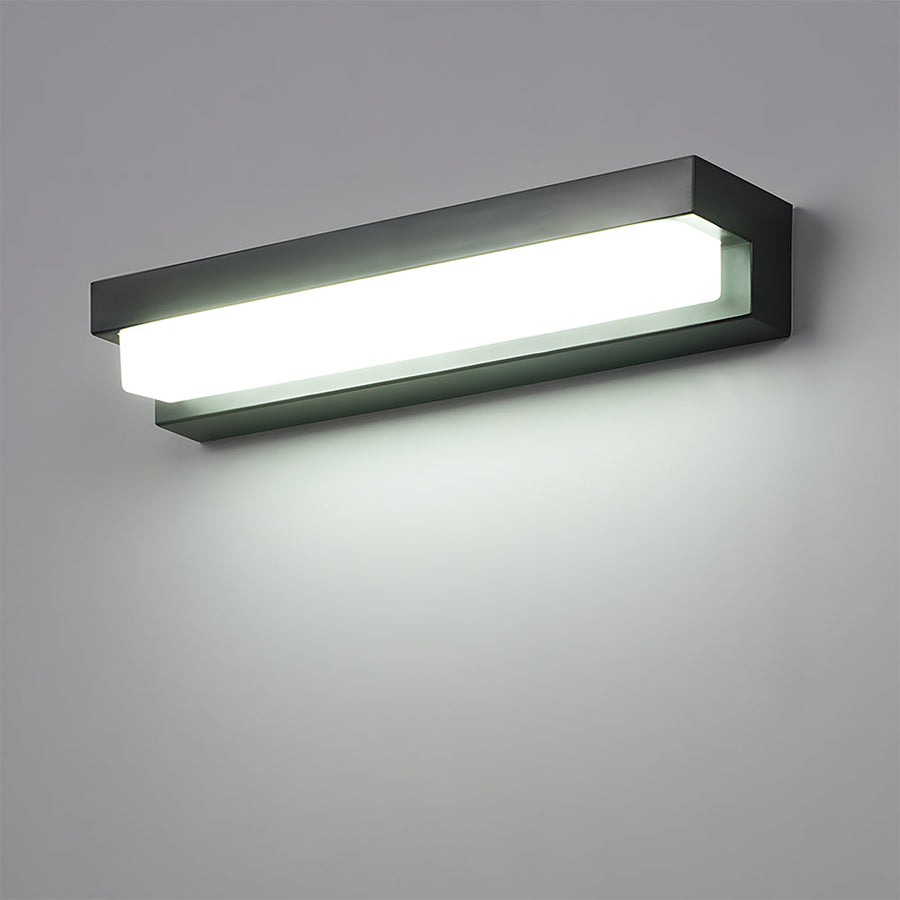 Solar LED Outdoor Wall Light Black Finish-Lighting > Outdoor Lighting-casanuva-casanuva