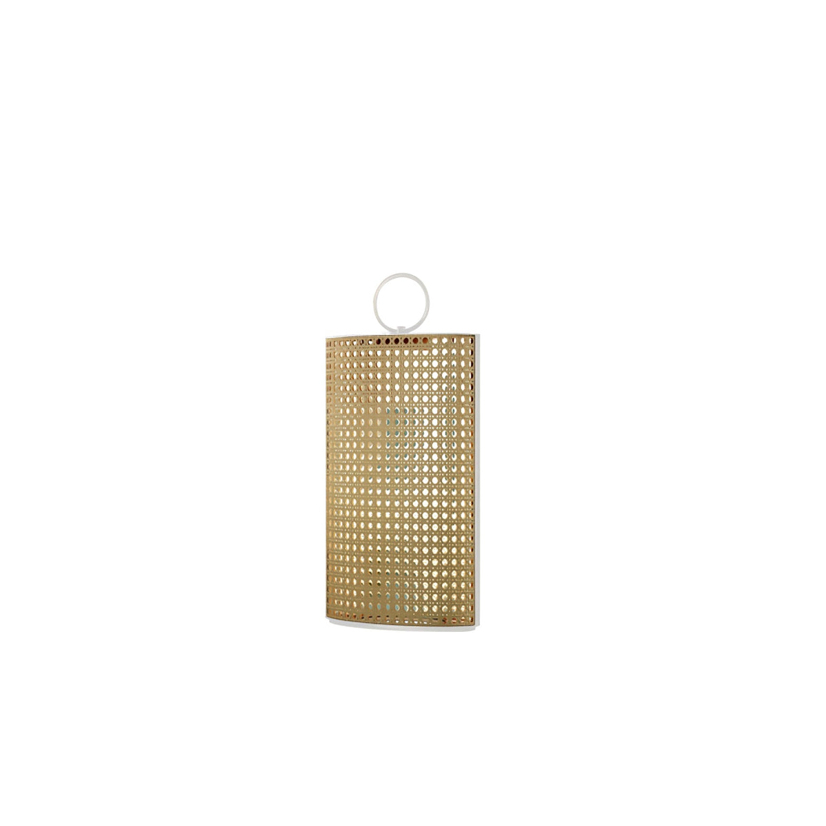 Solar Outdoor Lantern Lamp-Lighting > Outdoor Lighting-casanuva-11.2" x H 24.3"-White & Nature Rattan-Warm Light-casanuva