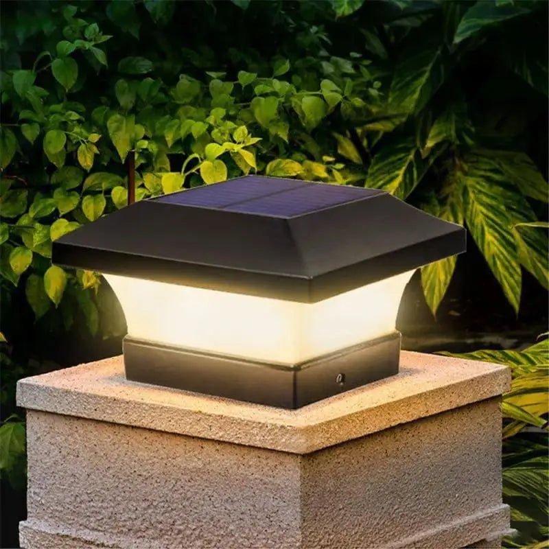 Solar Outdoor Wall Light Black Square Design-Lighting > Outdoor Lighting-casanuva-6cm-casanuva
