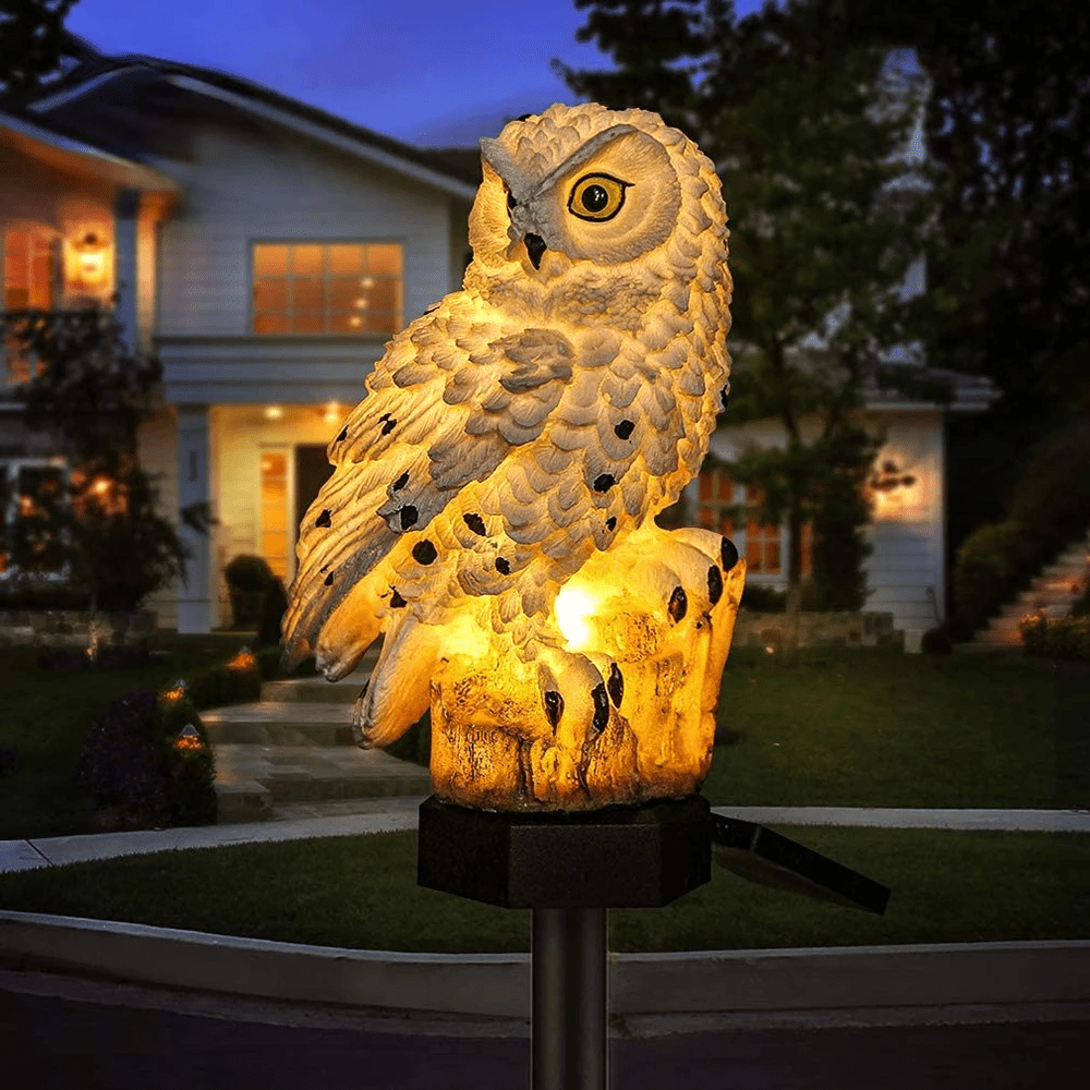 Solar Owl Garden Light Decorative Outdoor Accent-Lighting > Outdoor Lighting-casanuva-casanuva