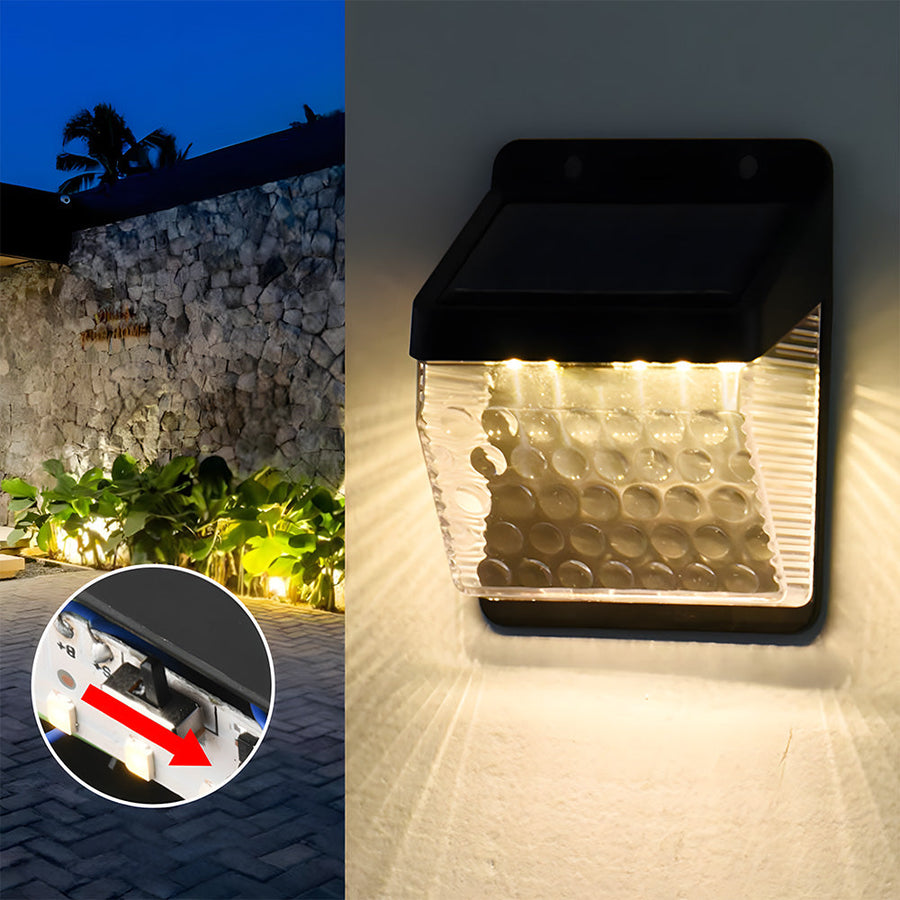 Solar Powered IP65 Outdoor Wall Light for Garden and Patio-Lighting > Outdoor Lighting-casanuva-casanuva